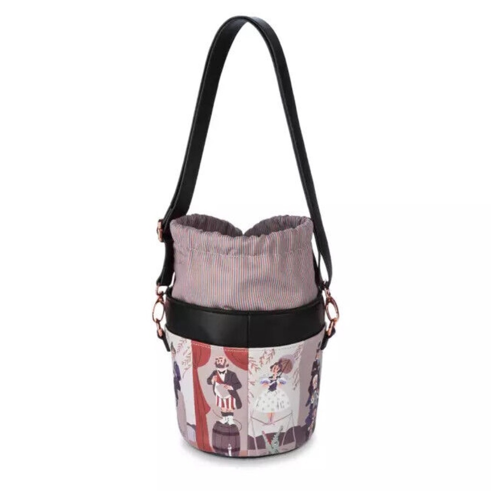 Disney Haunted Mansion Stretching Portraits Handbag Bucket Bag - NEW - Picture 6 of 7